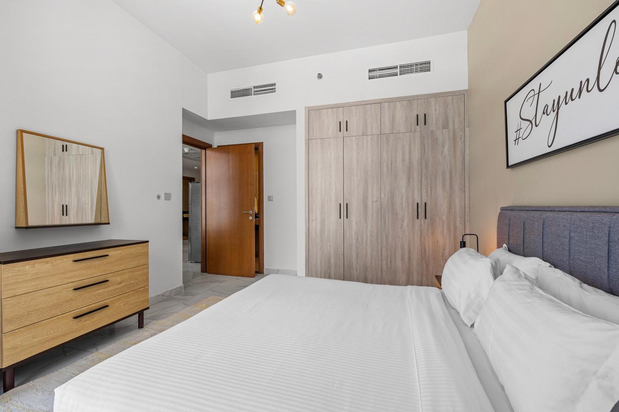Apartmán Unlock Waters Edge Dubaj Exteriér fotografie